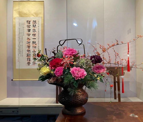 津门雅韵 116件花卉文物与6组花艺精品亮相天津博物馆